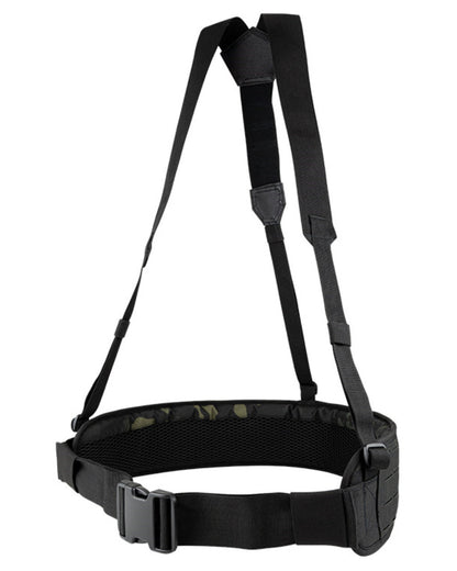 VCAM Black Coloured Viper Skeleton Harness Set on white background #colour_vcam-black