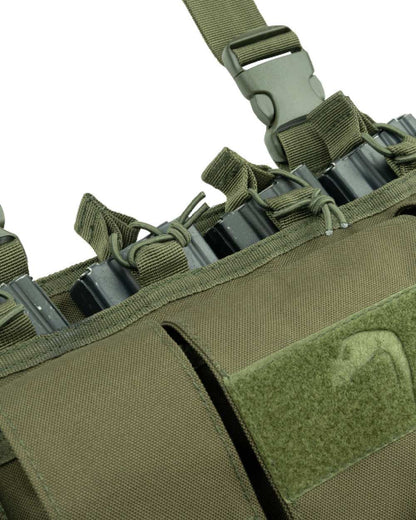 Green Coloured Viper Special Ops Chest Rig on white background #colour_green