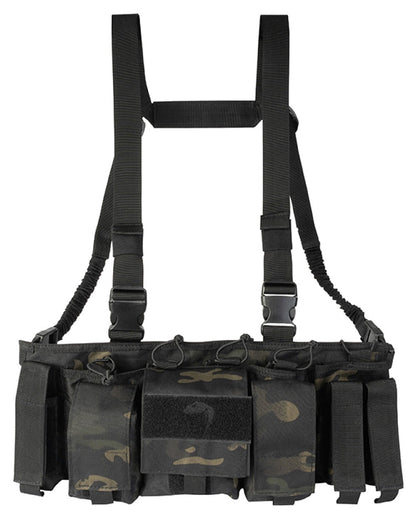 VCAM Black Coloured Viper Special Ops Chest Rig on white background #colour_vcam-black