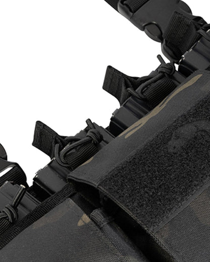 VCAM Black Coloured Viper Special Ops Chest Rig on white background #colour_vcam-black