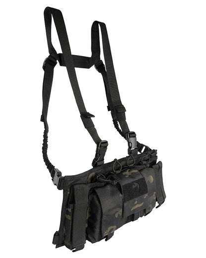 VCAM Black Coloured Viper Special Ops Chest Rig on white background #colour_vcam-black