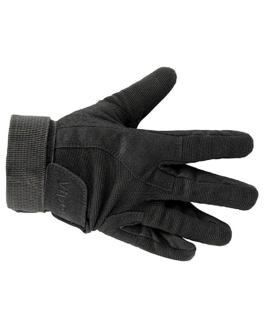 Black Coloured Viper Special Ops Gloves on white background #colour_black