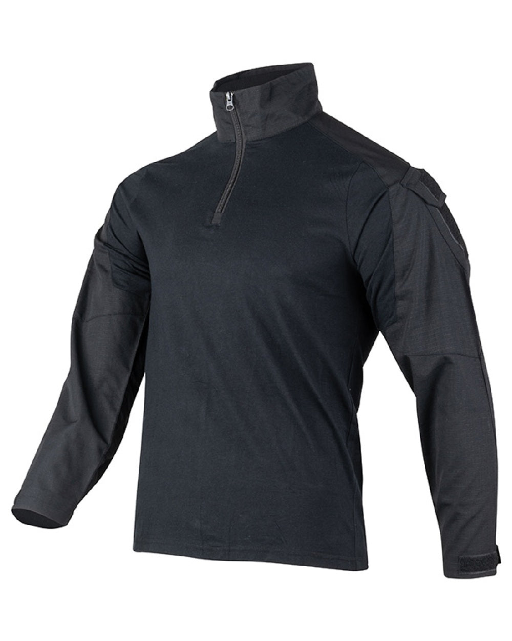 Black Coloured Viper Special Ops Shirt on white background #colour_black