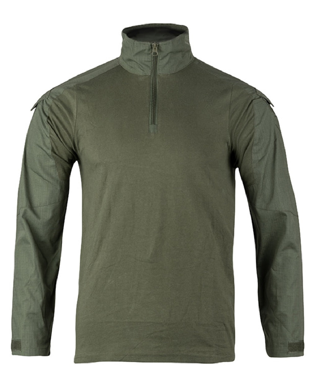 Green Coloured Viper Special Ops Shirt on white background #colour_green