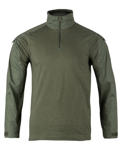 Green Coloured Viper Special Ops Shirt on white background #colour_green