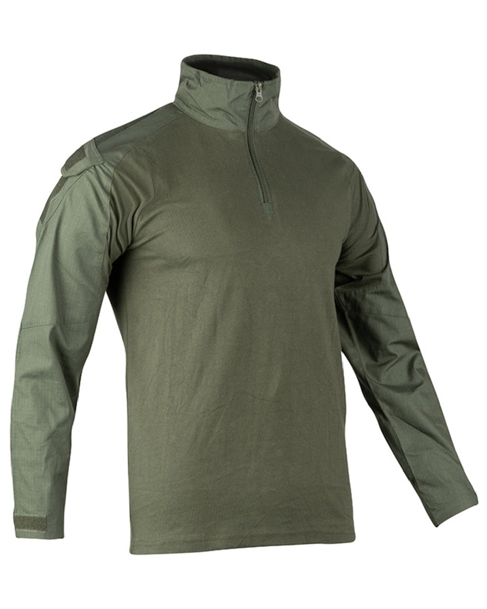 Green Coloured Viper Special Ops Shirt on white background #colour_green