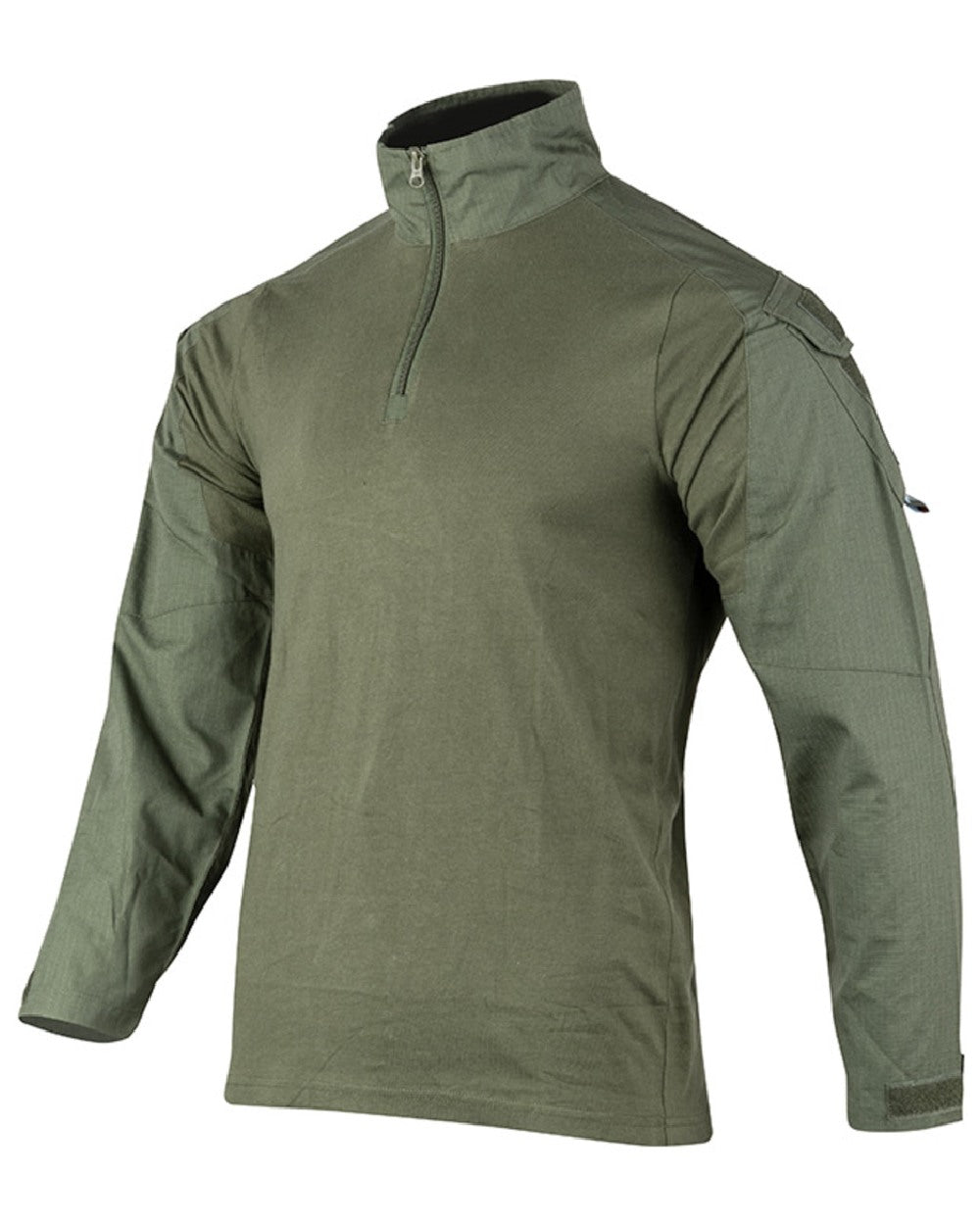 Green Coloured Viper Special Ops Shirt on white background #colour_green