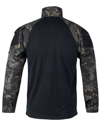 VCAM Black Coloured Viper Special Ops Shirt on white background #colour_vcam-black