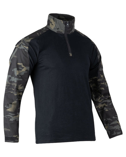 VCAM Black Coloured Viper Special Ops Shirt on white background #colour_vcam-black
