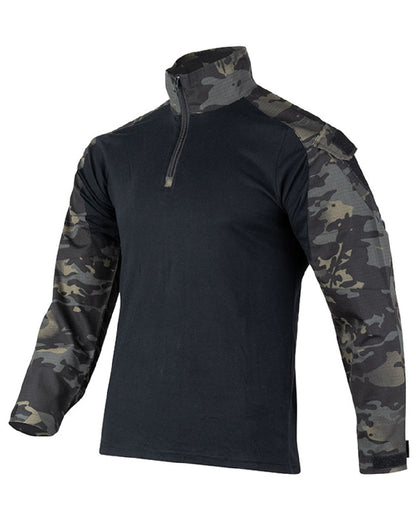 VCAM Black Coloured Viper Special Ops Shirt on white background #colour_vcam-black