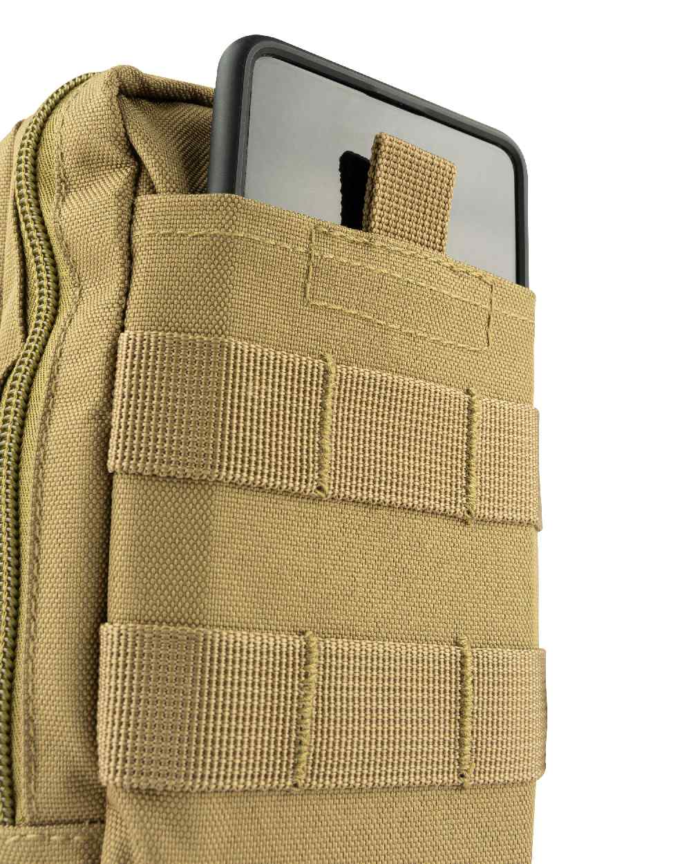 Coyote Coloured Viper Splitter Pouch on white background #colour_coyote