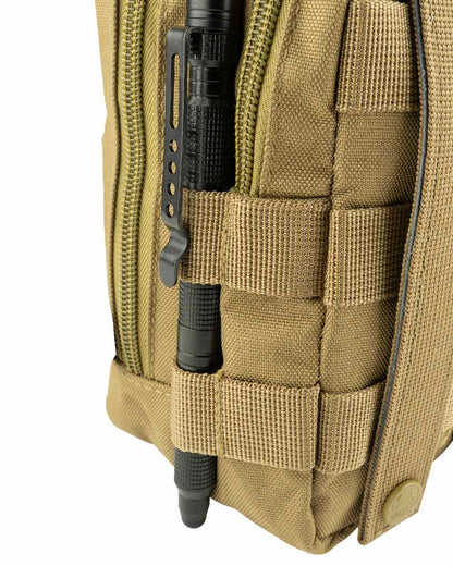 Coyote Coloured Viper Splitter Pouch on white background #colour_coyote