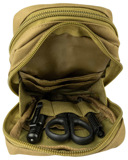 Coyote Coloured Viper Splitter Pouch on white background #colour_coyote