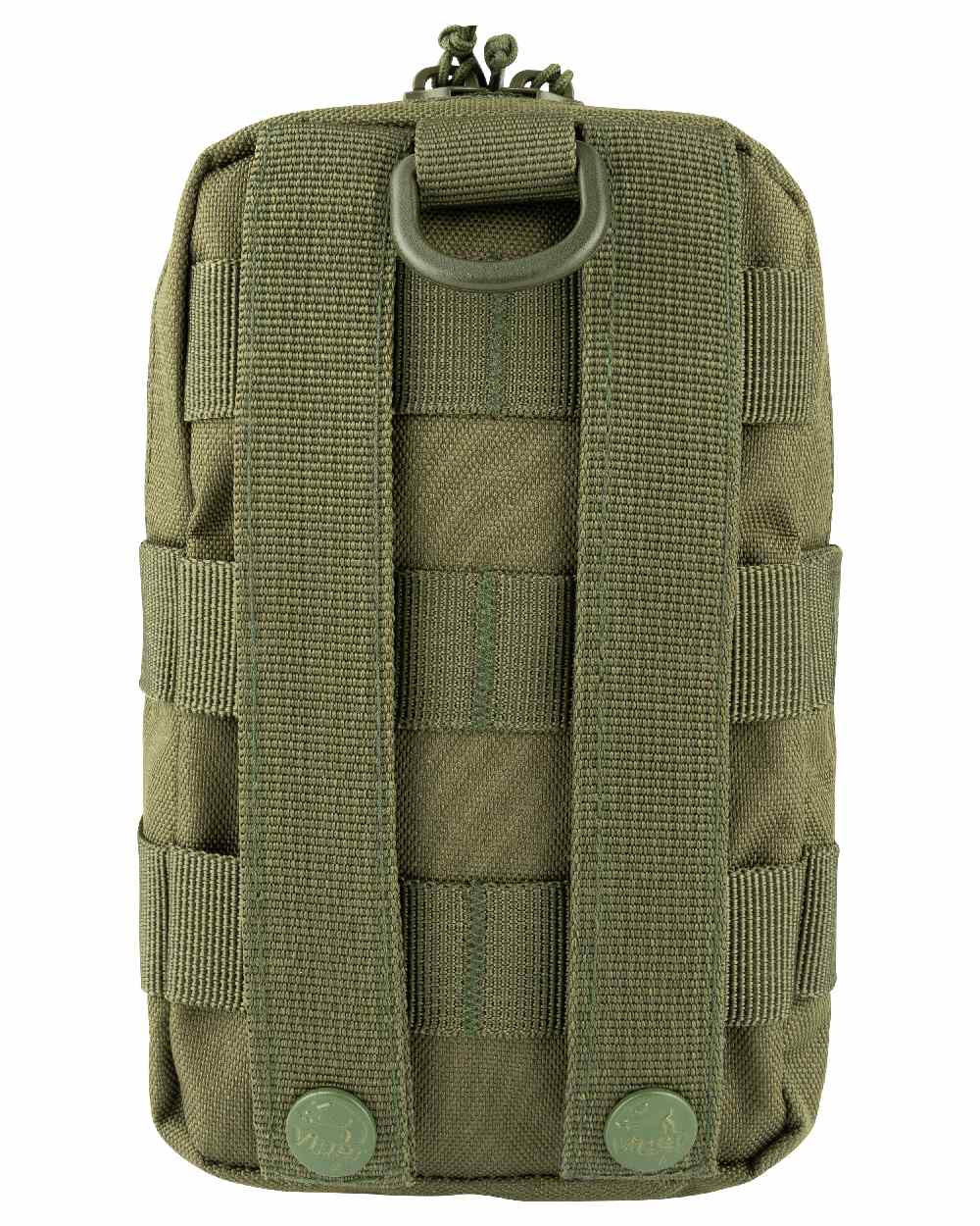 Green Coloured Viper Splitter Pouch on white background #colour_green