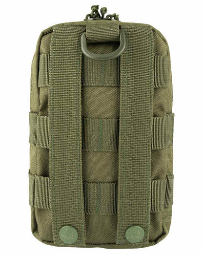 Green Coloured Viper Splitter Pouch on white background #colour_green