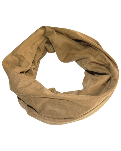 Coyote Coloured Viper Tactical Snood on white background #colour_coyote