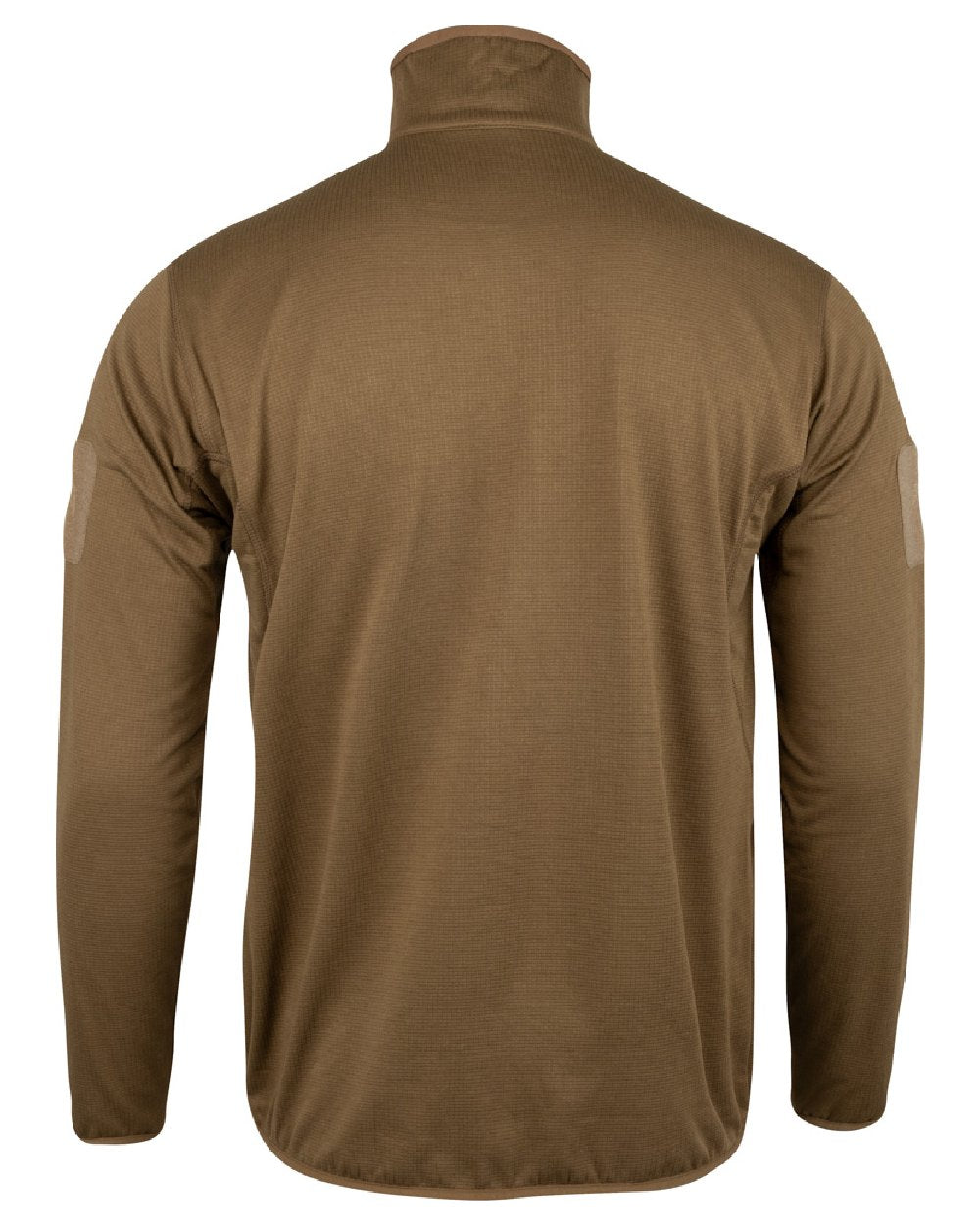 Coyote Coloured Viper Technical Mid Layer Fleece Top on white background #colour_coyote