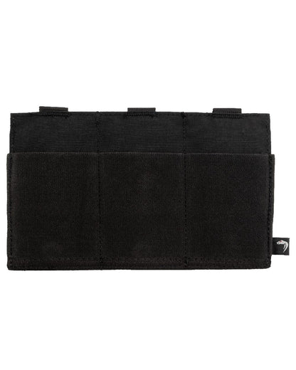 Black Coloured Viper Triple Rifle Mag Plate on white background #colour_black