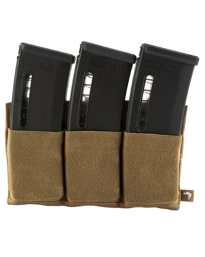 Dark Coyote Coloured Viper Triple Rifle Mag Plate on white background #colour_dark-coyote
