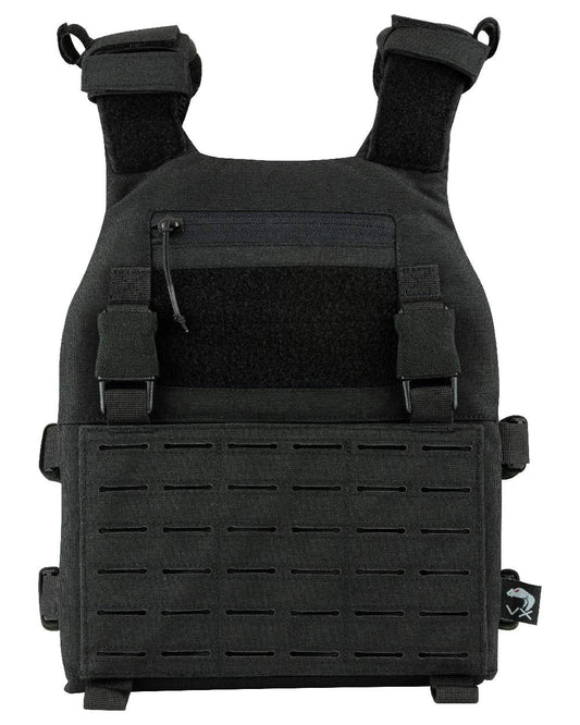 Black Coloured Viper VX Buckle Up Carrier Gen2 on white background #colour_black