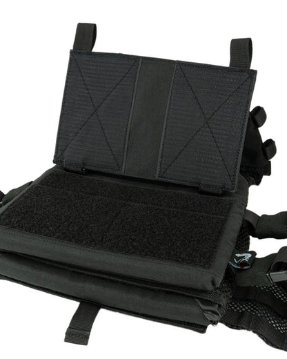 Black Coloured Viper VX Buckle Up Carrier Gen2 on white background #colour_black