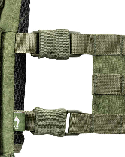 Green Coloured Viper VX Buckle Up Carrier Gen2 on white background #colour_green