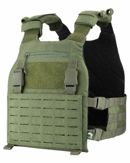 Green Coloured Viper VX Buckle Up Carrier Gen2 on white background #colour_green
