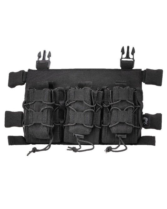 Black Coloured Viper VX Buckle Up Mag Rig on white background #colour_black