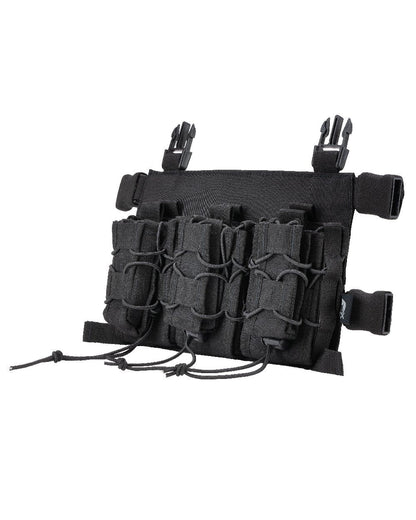 Black Coloured Viper VX Buckle Up Mag Rig on white background #colour_black
