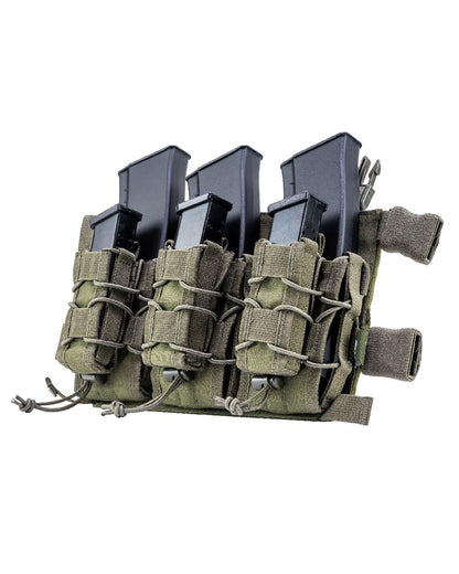 Green Coloured Viper VX Buckle Up Mag Rig on white background #colour_green