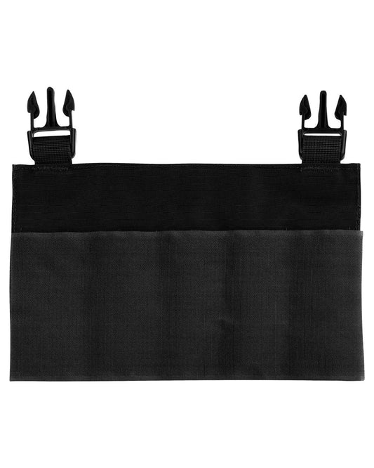 Black Coloured Viper VX Buckle Up Pistol Mag Panel on white background #colour_black