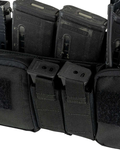 Black Coloured Viper VX Buckle Up Ready Rig on white background #colour_black