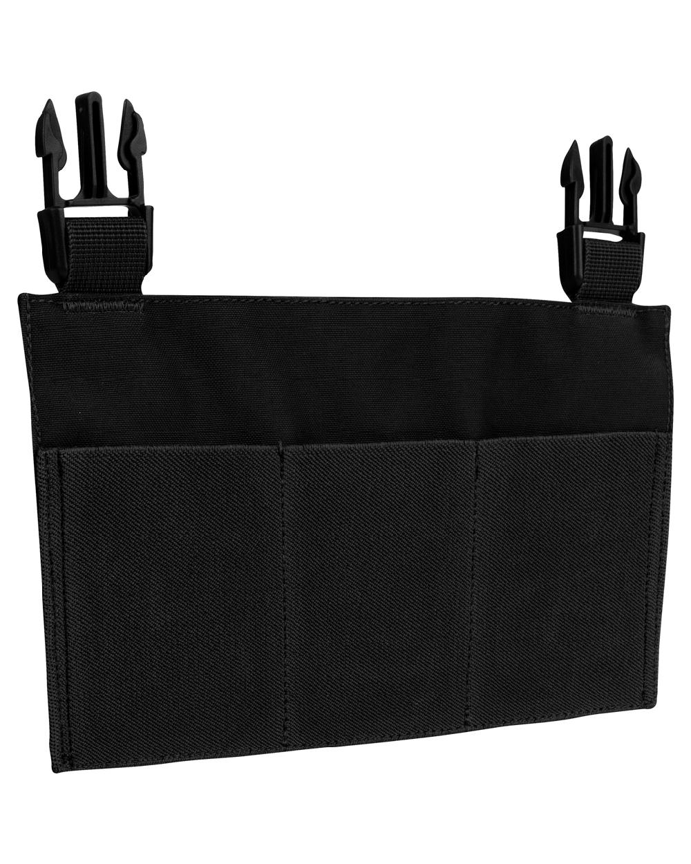 Black Coloured Viper VX Buckle Up Rifle Mag Panel on white background #colour_black
