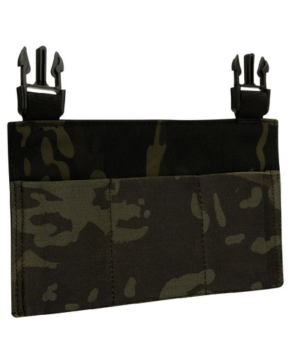 VCAM Black Coloured Viper VX Buckle Up Rifle Mag Panel on white background #colour_vcam-black