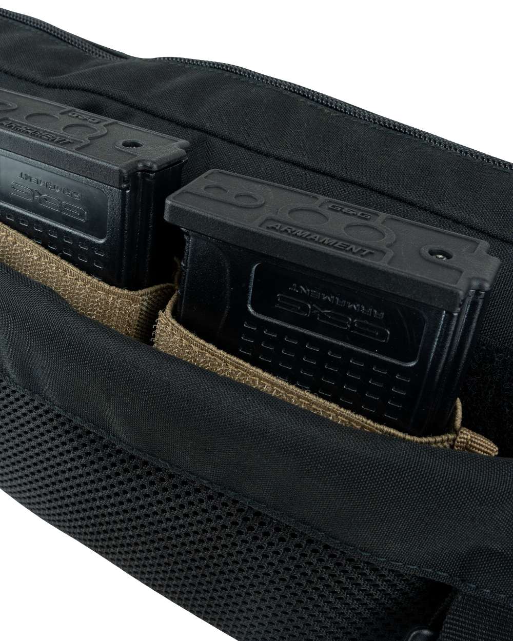 Black Coloured Viper VX Buckle Up Sling Pack on white background #colour_black