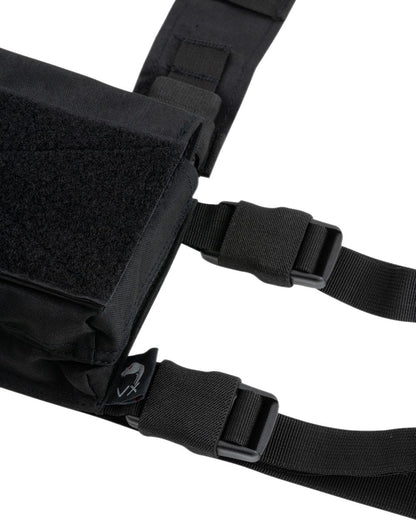 Black Coloured Viper VX Buckle Up Utility Rig on white background #colour_black