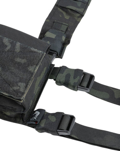 VCAM Black Coloured Viper VX Buckle Up Utility Rig on white background #colour_vcam-black