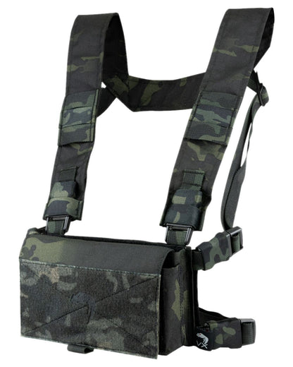 VCAM Black Coloured Viper VX Buckle Up Utility Rig on white background #colour_vcam-black