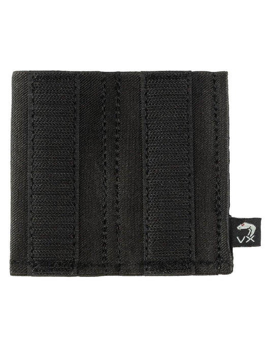 Black Coloured Viper VX Double Pistol Mag Sleeve on white background #colour_black