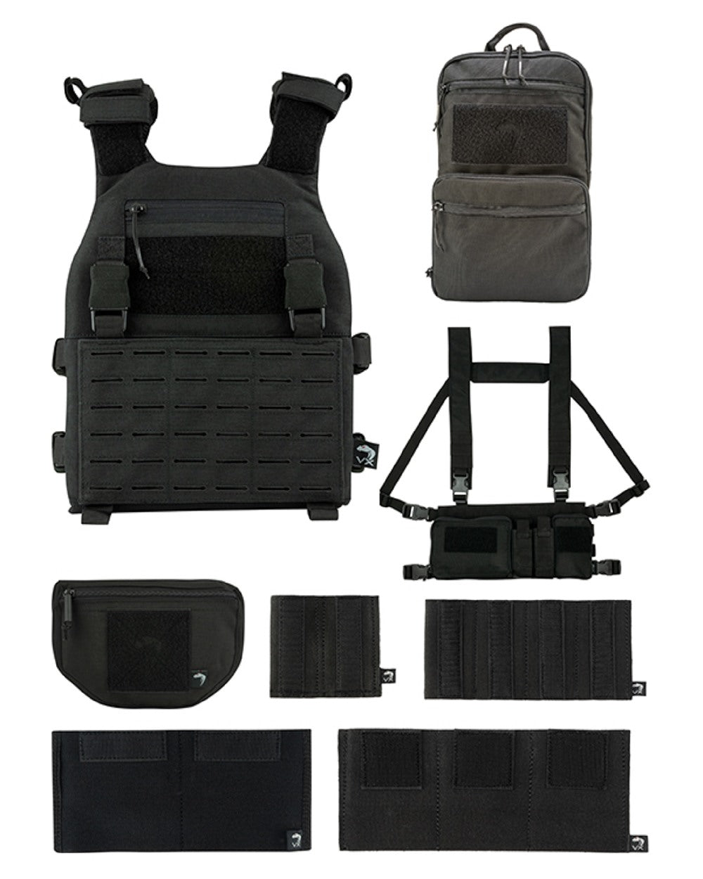 Black Coloured Viper VX Multi Weapon System Set on white background #colour_black