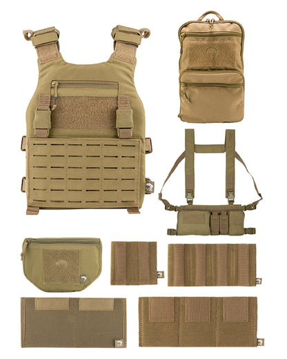 Coyote Coloured Viper VX Multi Weapon System Set on white background #colour_coyote