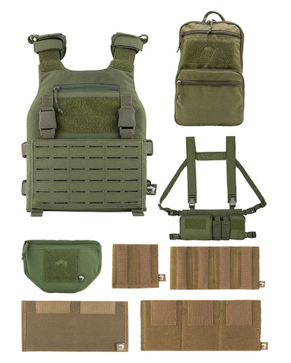 Green Coloured Viper VX Multi Weapon System Set on white background #colour_green