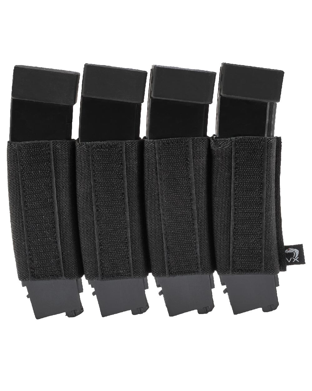 Black Coloured Viper VX Quad SMG Mag Sleeve on white background #colour_black