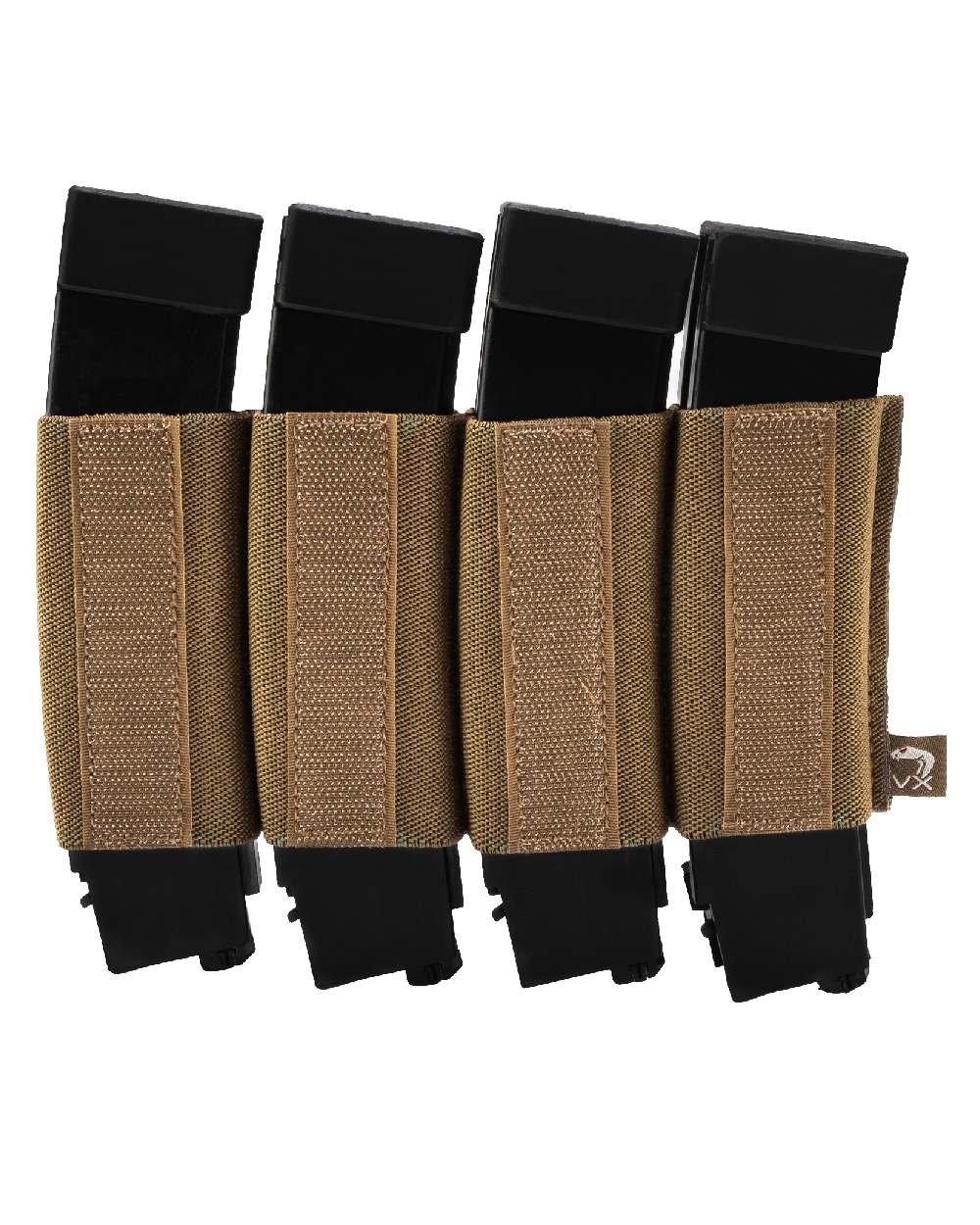 Dark Coyote Coloured Viper VX Quad SMG Mag Sleeve on white background #colour_dark-coyote