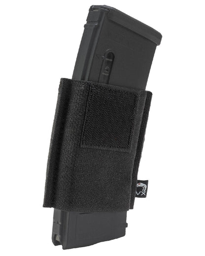Black Coloured Viper VX Single Rifle Mag Sleeve on white background #colour_black