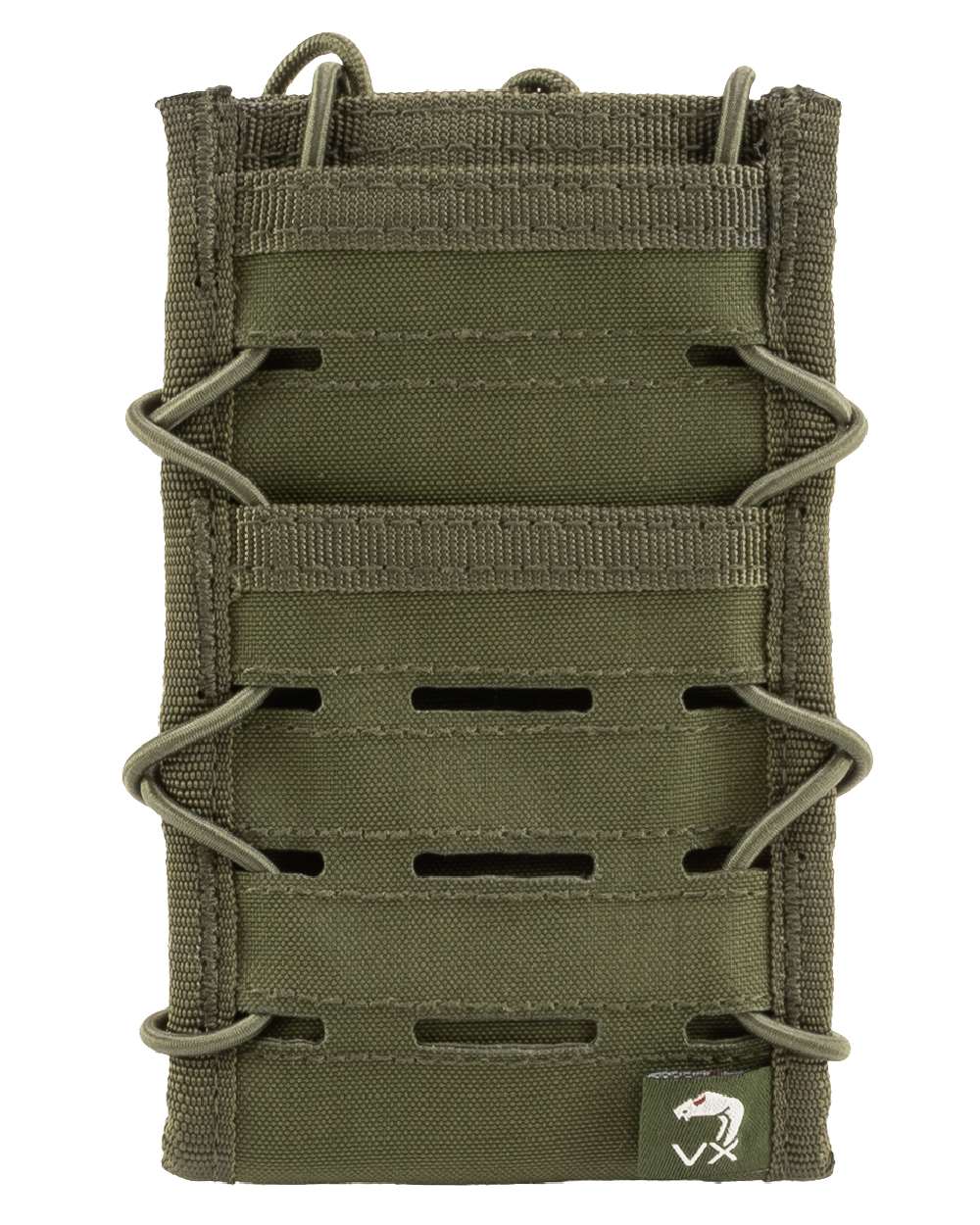 Green Coloured Viper VX Smart Phone Pouch on white background #colour_green