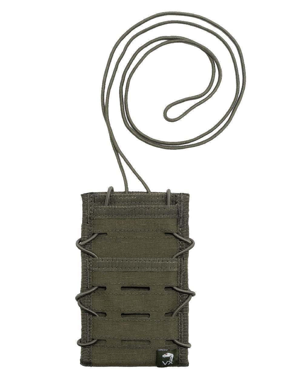 Green Coloured Viper VX Smart Phone Pouch on white background #colour_green