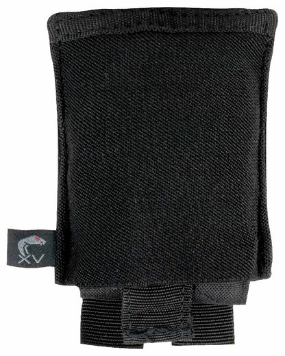Black Coloured Viper VX Stuffa Dump Bag on white background #colour_black