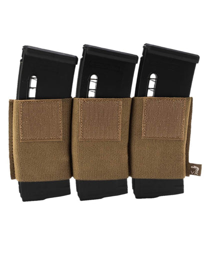 Dark Coyote Coloured Viper VX Triple Rifle Mag Sleeve on white background #colour_dark-coyote