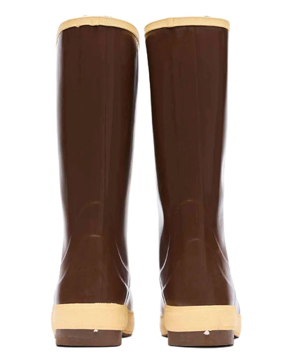 Copper-Tan Coloured Xtratuf 15" Legacy Plain Toe Fishing Boots on white background #colour_copper-tan